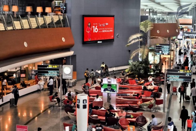 Bangalore Airport LED Screen - Domestic-26