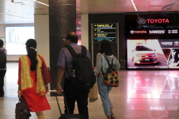 Bangalore Airport Wall Branding - Domestic-93