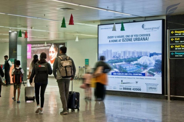 Bangalore Airport Wall Branding - Domestic-94