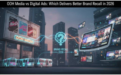 OOH Media |  Digital Ads | Which Delivers Better Brand Recall