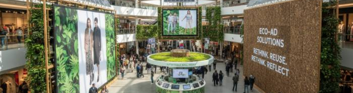 Sustainable Mall Media | Eco Friendly Indoor Advertising Trends