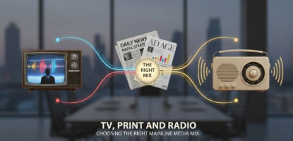 TV | Print | Radio | Choosing the Right Mainline Media Mix