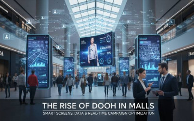 DOOH | Malls Smart Screens Data | Real Time Campaign Optimization