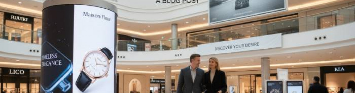 How Luxury Brands Use Mall Media | Influence High Intent Shoppers