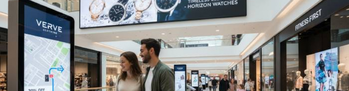 How Mall Media Enhances Shopper Experience and Brand Recall