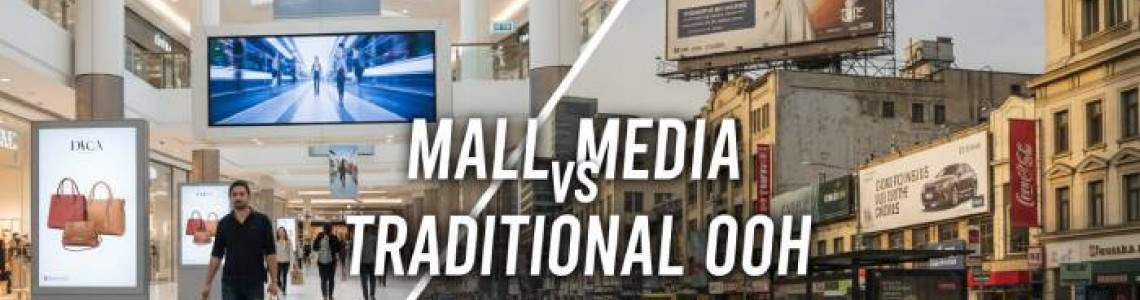 Mall Media | Traditional OOH | Delivers Better ROI | Retail Brand