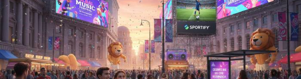 OOH Media | Maximizing Visibility During Festivals  Sports Events