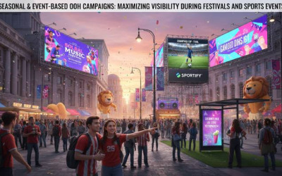 OOH Media | Maximizing Visibility During Festivals  Sports Events