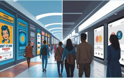 Evolution of Mall Advertising | From Posters to Digital Screens