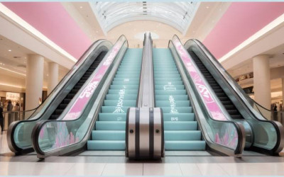 Escalator Branding | Mall Advertising | Digital Marketing | Elyts