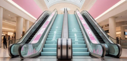 Escalator Branding | Mall Advertising | Digital Marketing | Elyts