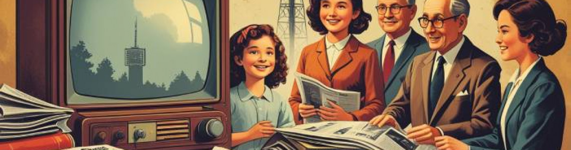 The Power of Television and Print in the Era of Mainline Media