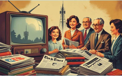 The Power of Television and Print in the Era of Mainline Media