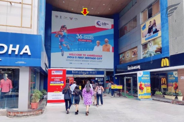 Himalaya Mall Facade Glass Branding-03