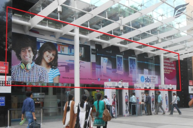 Mantri Square Glass Facade Branding-02