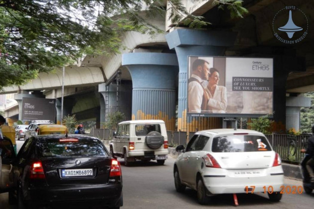 Hebbal Flyover Backlit Advertising-49