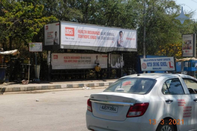 Hebbal Flyover BIAL Road Bus Shelter Branding-104