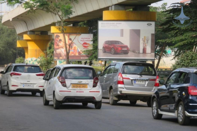 Hebbal Flyover Backlit Advertising-52