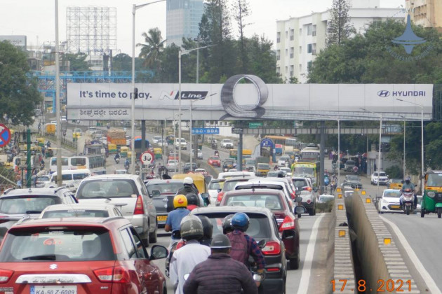 Hebbal Flyover Gantry Advertising-54