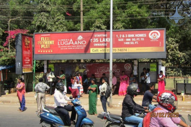 Yelahanka RMZ Mall Bus Shelter Branding-112