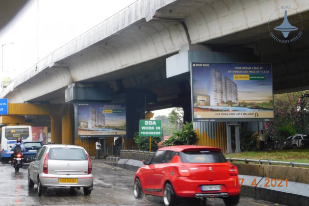 Hebbal Flyover Backlit Advertising-41