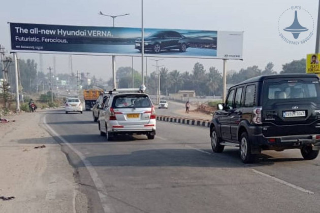 International Airport Road Bagalur Entrance Gantry Advertising-156